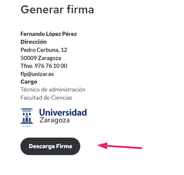 Ejemplo descargar firma